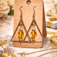 Triangle Dangle Earrings