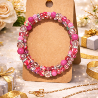 Pretty in Pink Wrap Bracelet