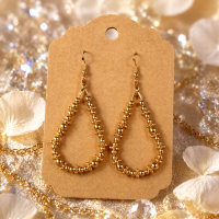 Golden Teardrop Dangles